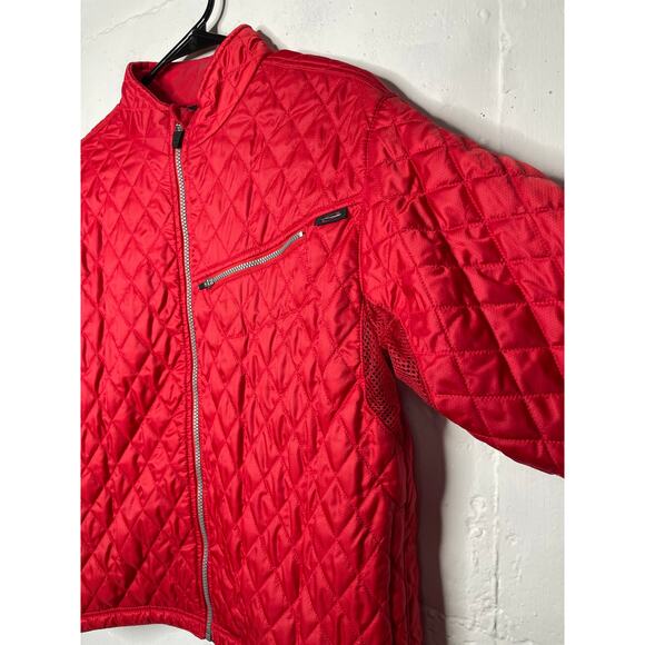 Obermeyer Women's Quilted Jacket Size 12 RED Aspen 2005 Apres Ski Light Weight - Picture 3 of 8